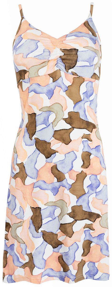 NED Jurk Nori Sl Salmon Camouflage Tricot 26s5 X1971 03 Salmon Dames Maat - S