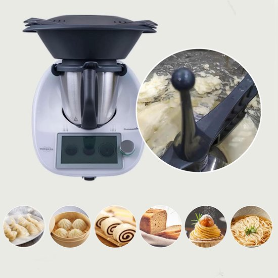 Allecto - Vlinder roeropzetstuk - Thermomix accessoires - Grijs - Roerder Thermomix - Keukenmachine onderdelen - Geschikt voor TM5 TM6 TM31 - Kleur... van Allecto — afbeelding 3