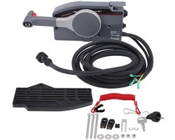 Allecto - Boot Buitenboordmotor - Zijmontage Remote Control Box - Voor Transportboot - 10 Pin Aansluiting - Geschikt voor Yacht - Top Console Mount