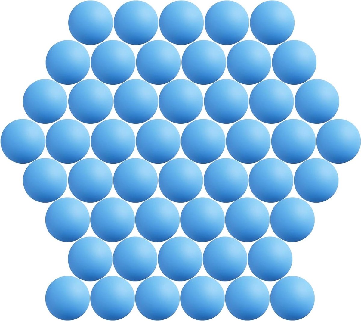 Tafeltennisballen Plastic - Ballen voor Spel - Feest Decoratie - Niet Professioneel Gebruik - 40mm Diameter - Verschillende Kleuren