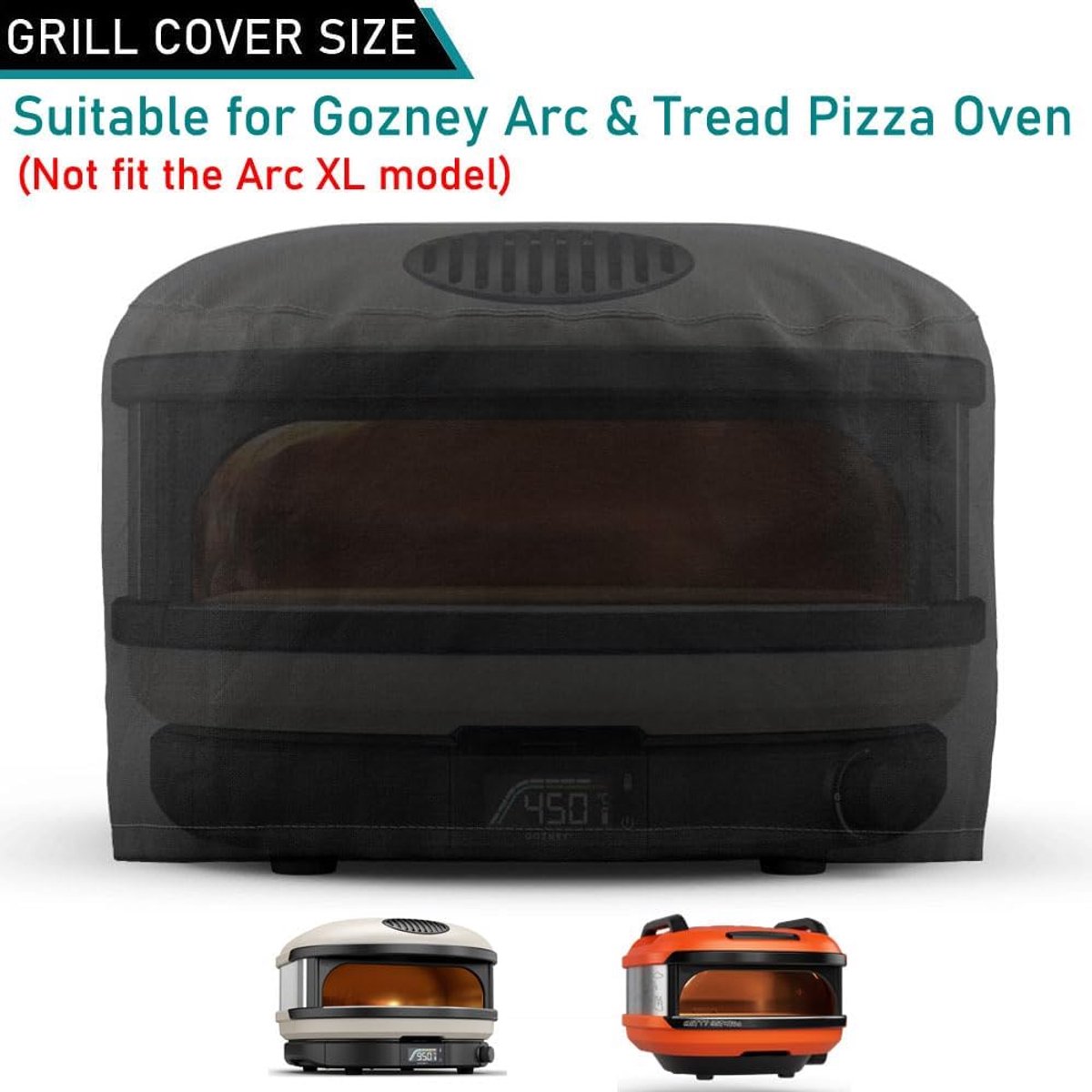 ZJYWSCH Pizza Oven Cover voor Gozney Arc Outdoor Pizza Oven Waterdicht voor Gozney Arc Gas Pizza Oven Cover 600D Heavy Duty Weerbestendig – foto 3
