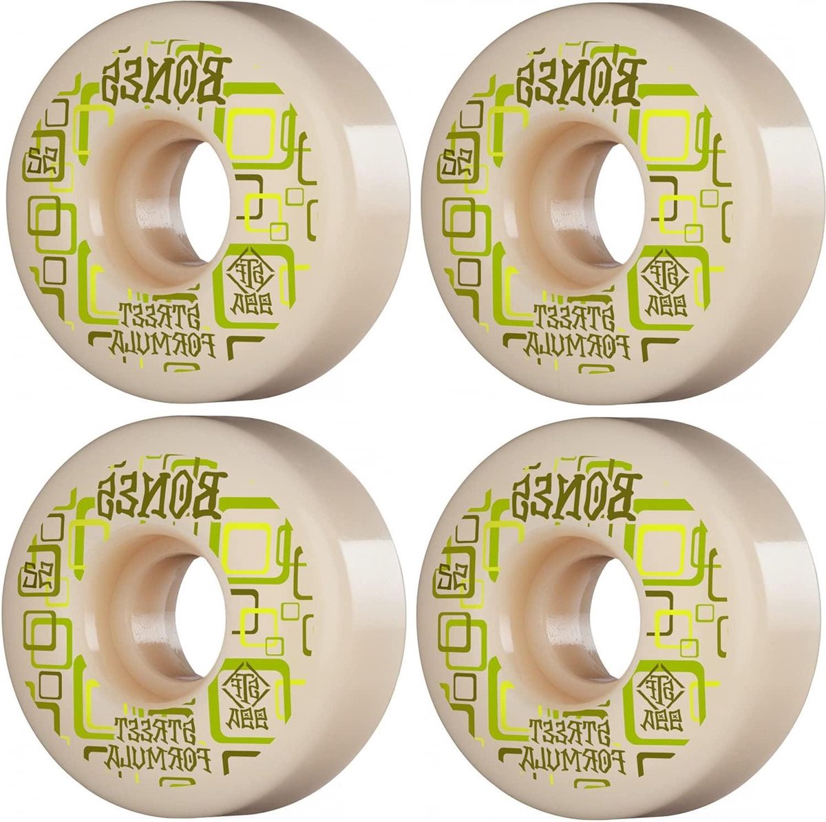 Skateboard Wielen Street Tech Formula Street Skaten Optimale Grip en Slide 52 mm 99A