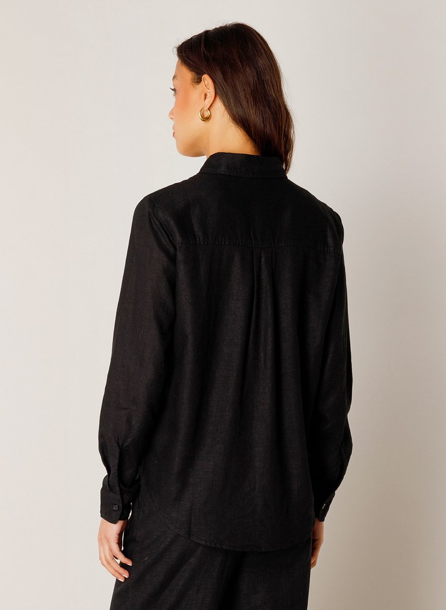 BASE LEVEL Yael Shirts - Black - maat 44
