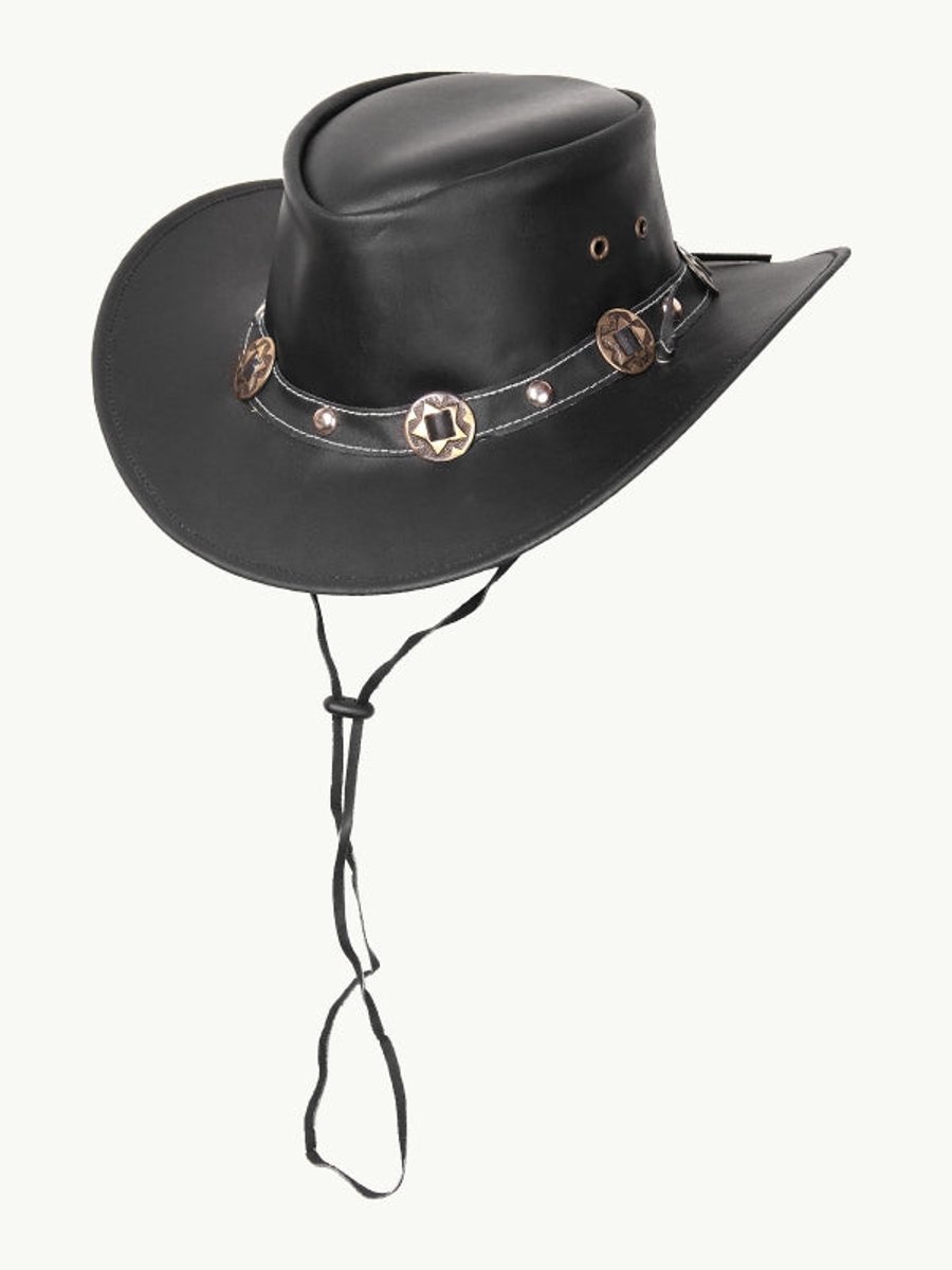 Scippis Concho Hoed – Elegante Lederen Westernhoed