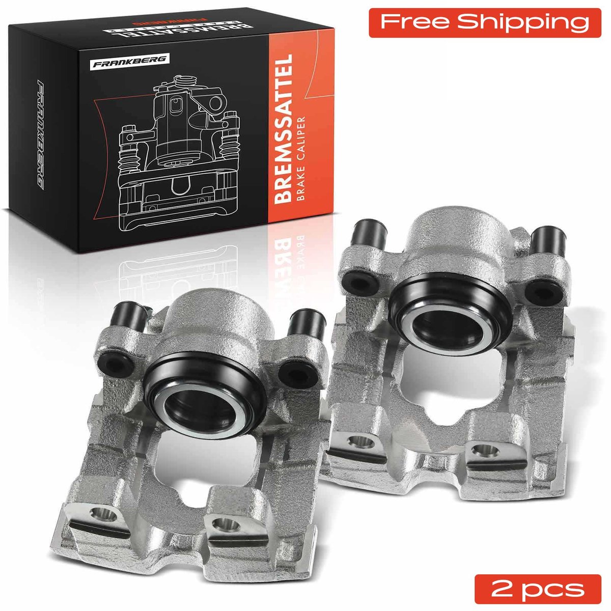 Frankberg 2x remklauw vooras voor BMW E81 E87 E88 E82 E90 E93 E92 E91
