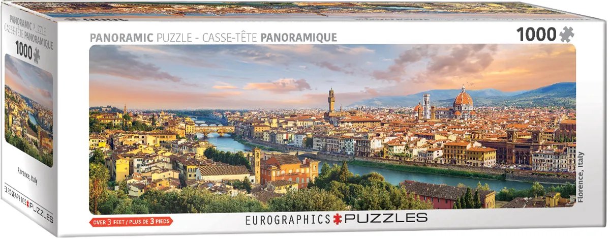 Eurographics puzzel Florence Italië 1000 stukjes legpuzzel.