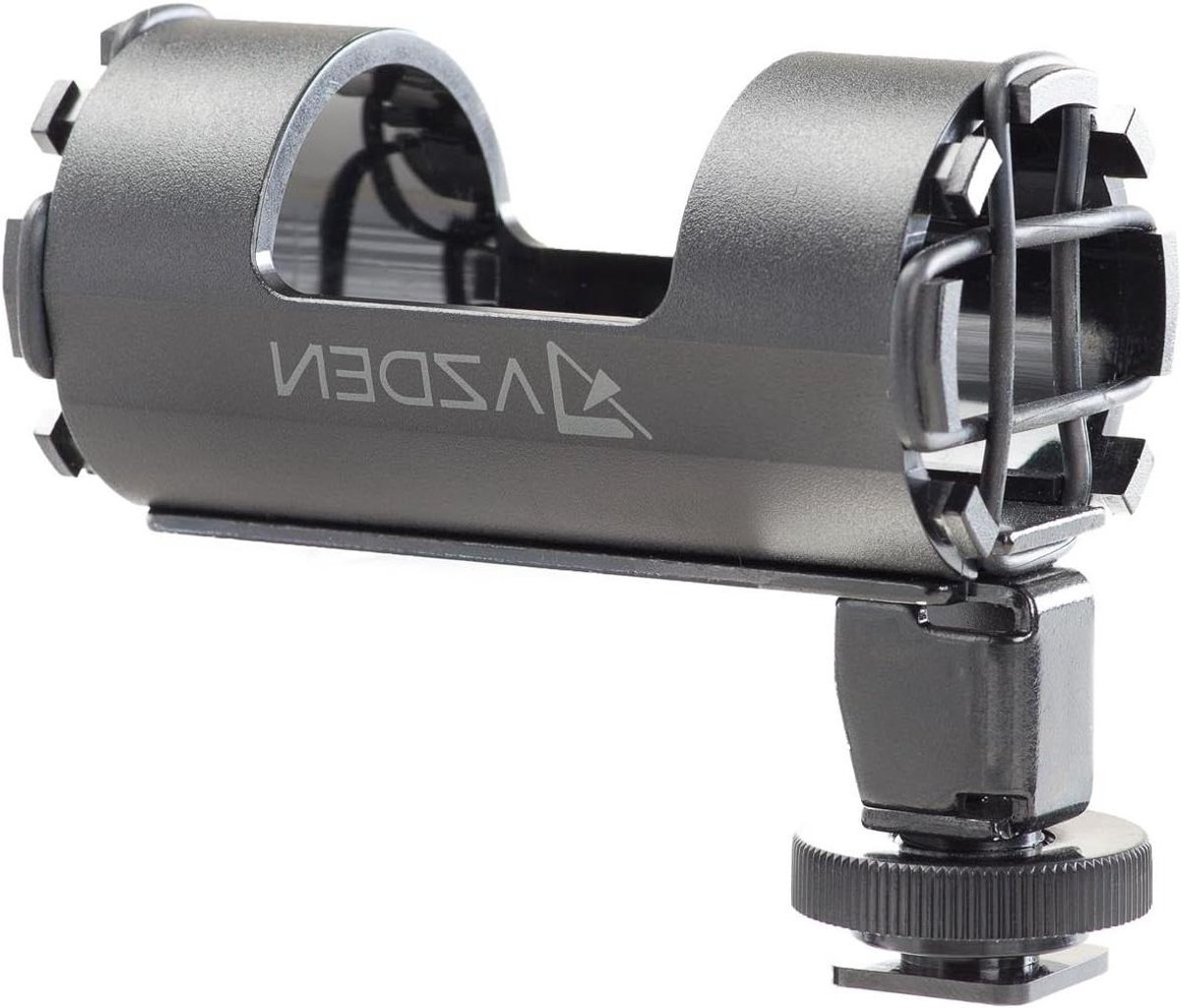 Microfoonhouder - Camera Accessoire - Opname Stabiliteit - Verwisselbare Ringen - Compact Ontwerp - Zwart