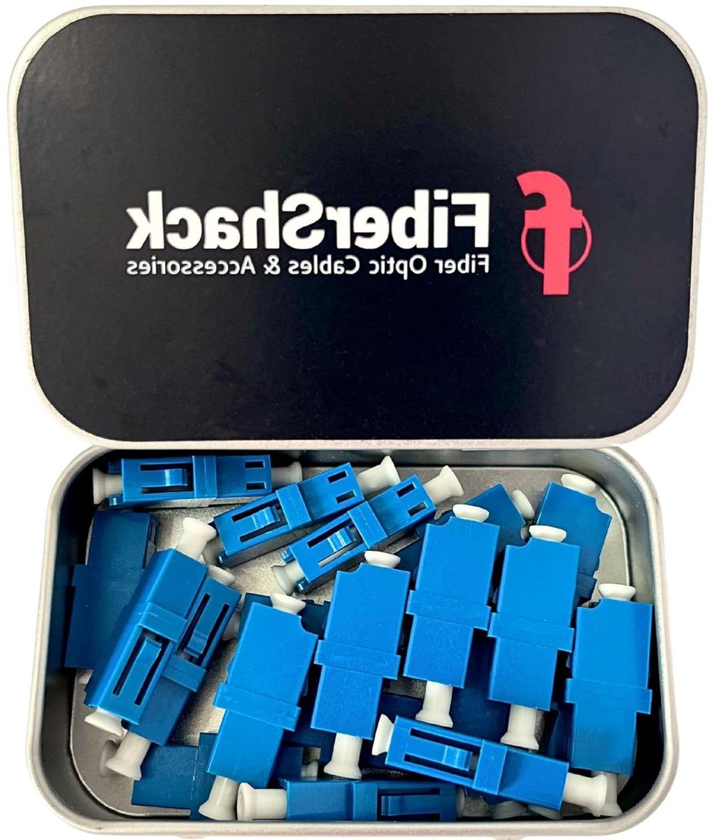 Glasvezel Koppeling - LC Adapters - Netwerk Uitbreiding - 20 Stuks Set - Compact Formaat - Blauw