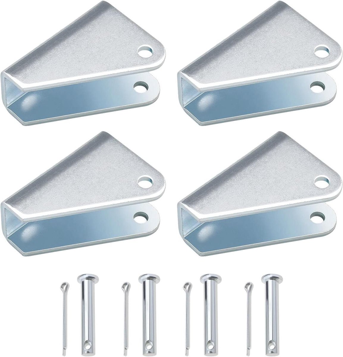 4 STKS Lineaire Actuator Montage Beugels Carbon Staal Elektrische Stand Hefstang Houder Elektrische Push Rod Ondersteuning Metalen Elektrische Actuator Accessoires