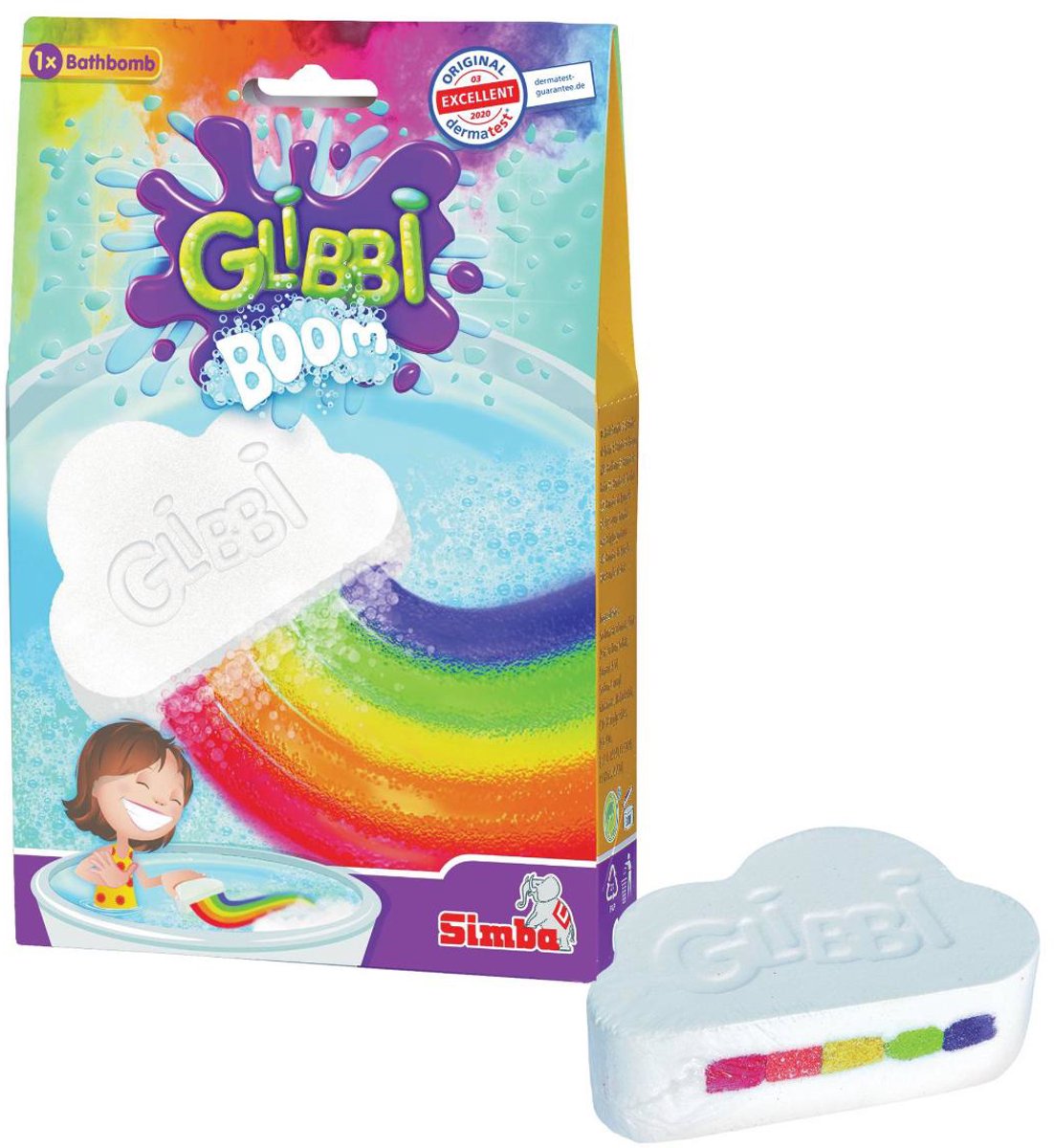 Glibbi Boom Regenboog - Badbom - vanaf 3 jaar - dermatologisch getest — afbeelding 7