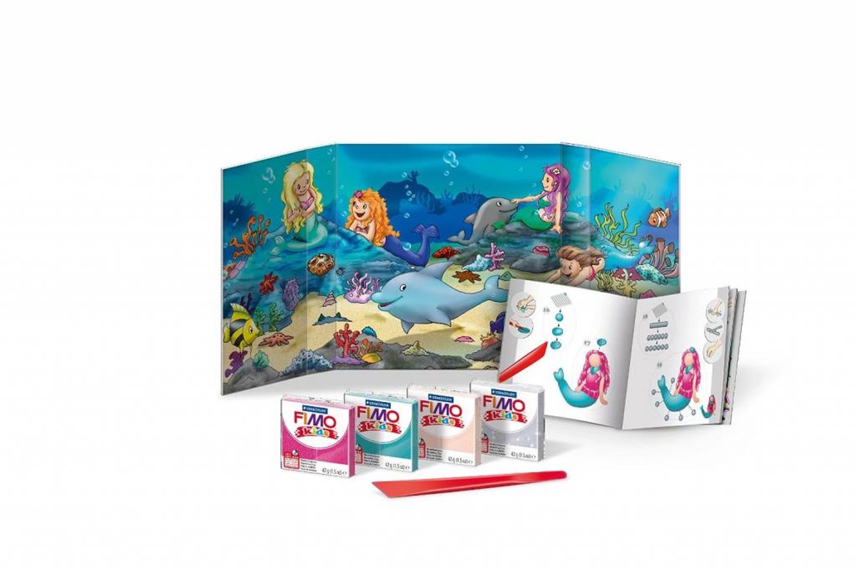 FIMO kids 8034 - ovenhardende boetseerklei - form&play - Zeemeermin — afbeelding 8