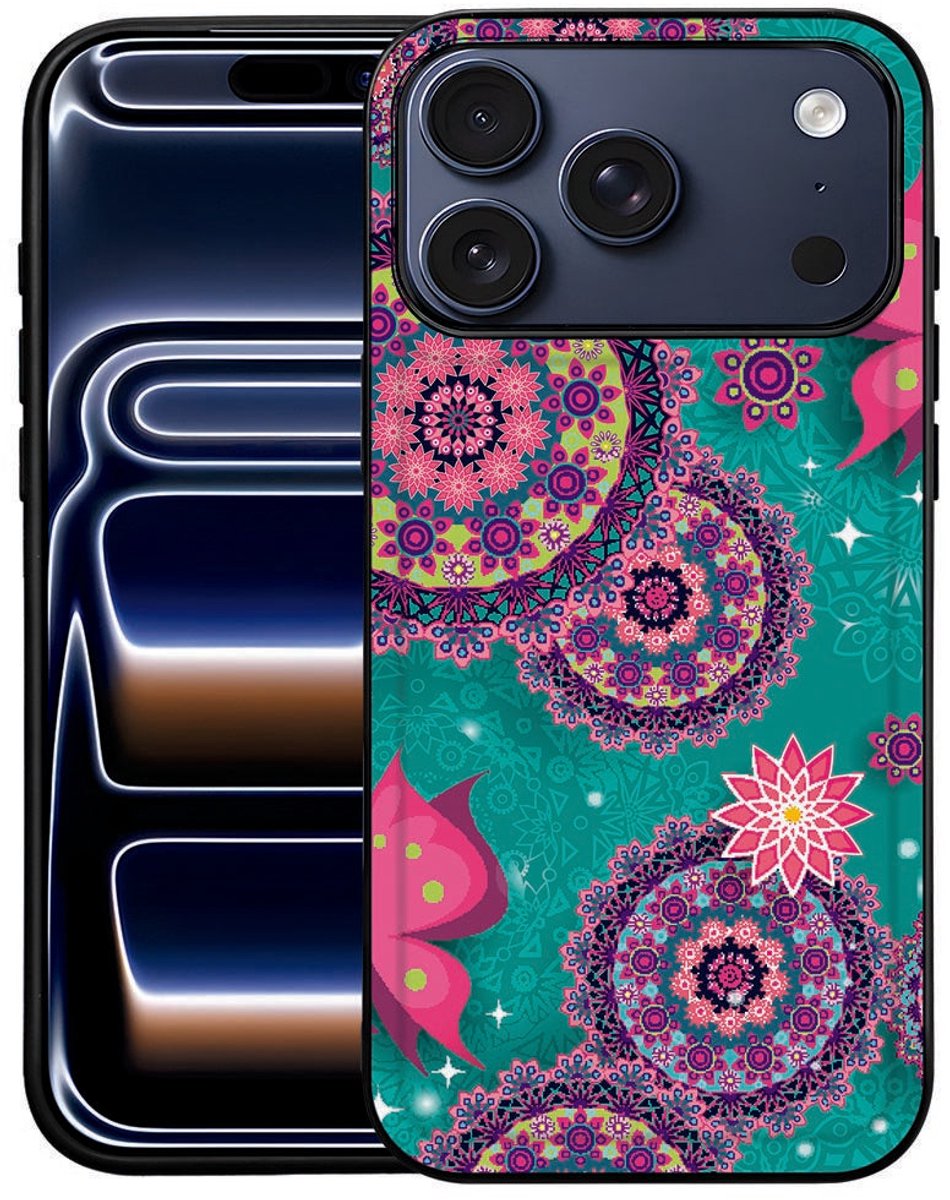 Backcover Hoesje Apple iPhone 17 Pro Max Cirkels en Vlinders