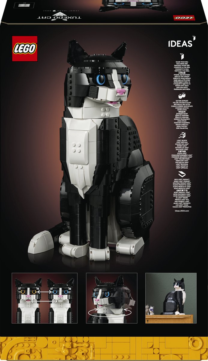 LEGO Ideas Zwart-witte kat - 21349 — afbeelding 10