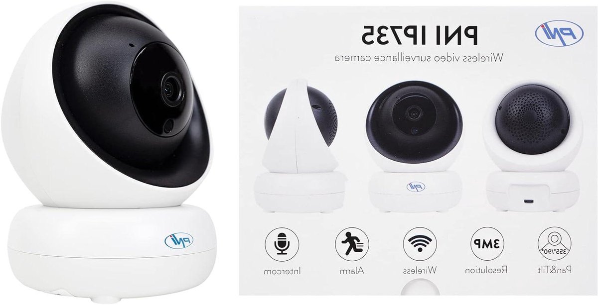 Beveiligingscamera Binnen - IP Camera PTZ - Huisbewaking - Tweeweg Audio - 3MP Resolutie - Wit
