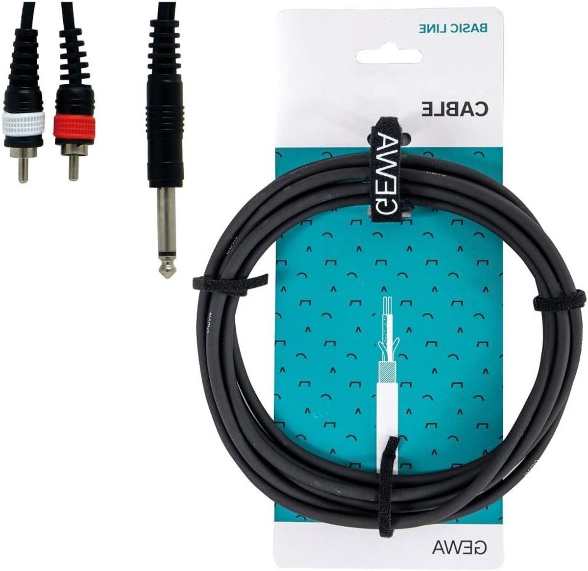 Y-kabel - Audio kabel - Muziek aansluiten - Hoge flexibiliteit - 3 meter - Zwart