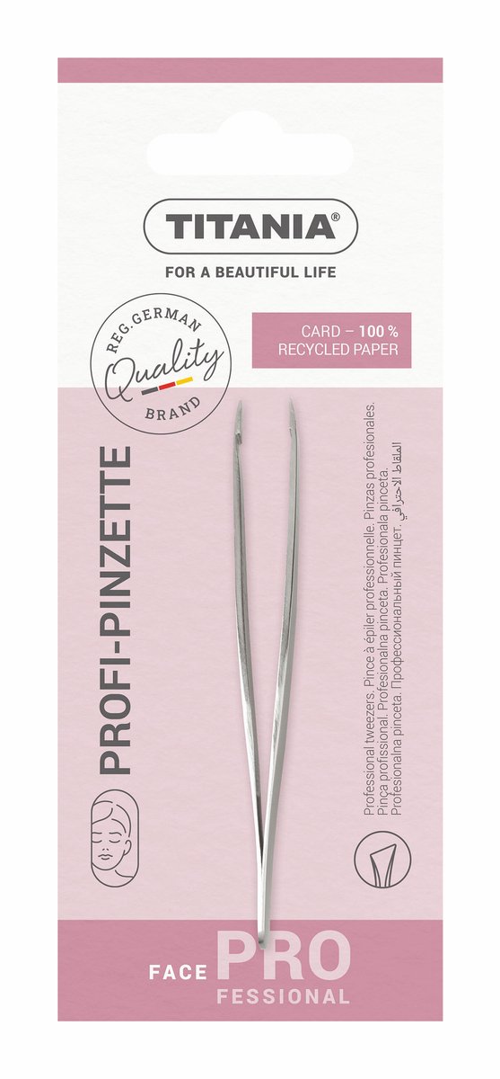 Titania Pincet 9,5 Cm Rvs Zilver