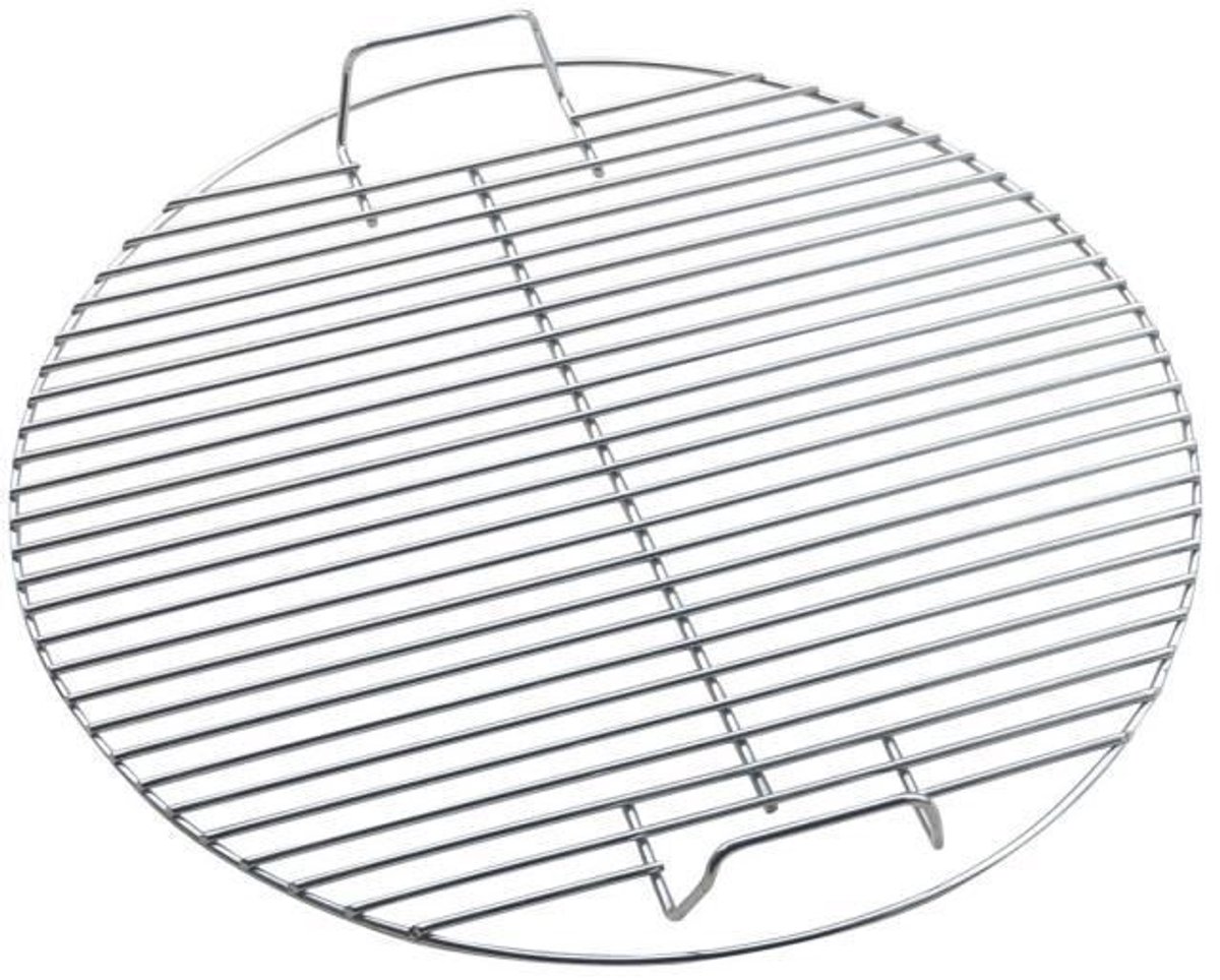 Draagbare ronde barbecuegrill van roestvrij staal - 4,5 cm