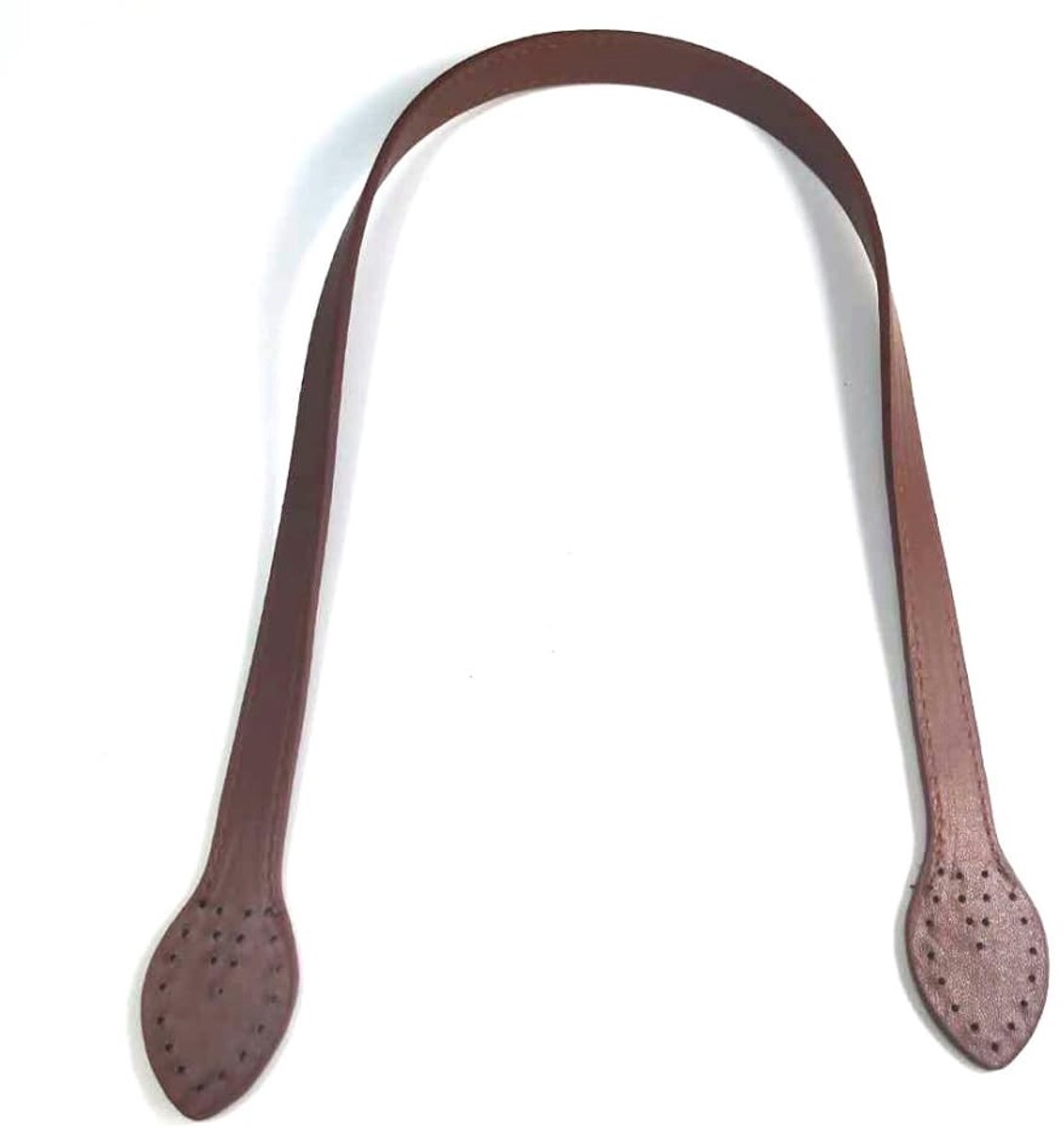 2 Stuks PU Leren Handvatten voor Handtassen - 1.5x60cm - Bruin - Vervangende Tasriemen