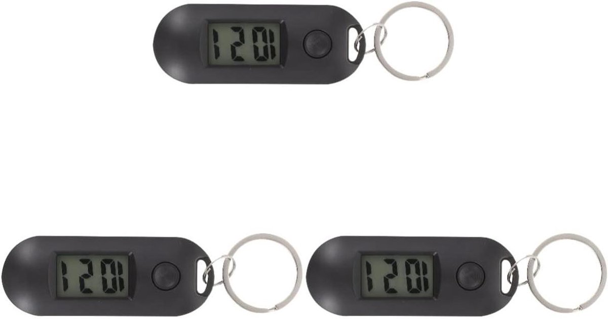 Digitale Zakhorloge - Sleutelhanger Horloge - Tijd Aflezen - Compact Ontwerp - 6.5 cm Lengte