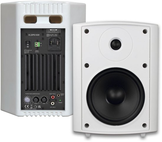 Vivolink Actieve Luidsprekerset 2x50W Wit — afbeelding 2