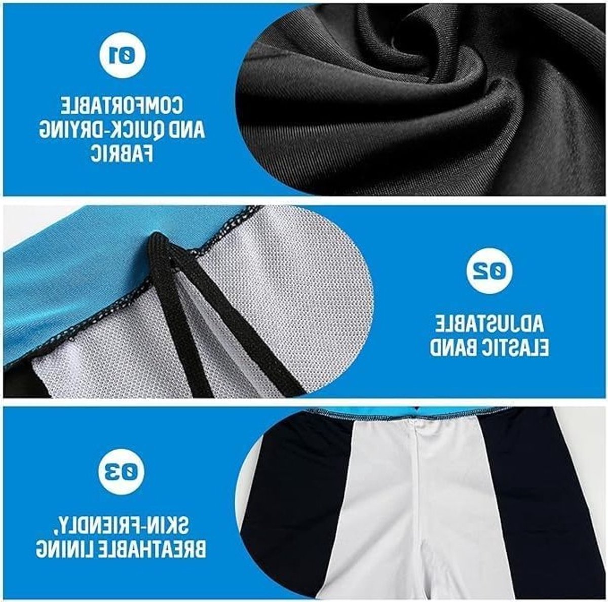 Ademende Boxershorts voor Actieve Mannen - Ideaal voor Zwemtraining en Strandactiviteiten, Maat XL (80-100 kg)