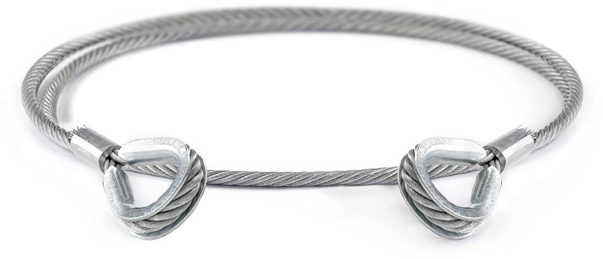 Staalkabel met lussen - Hefkabel aanslagkabel - Zware lasten optillen - Verzinkt staal DIN EN 13414-1