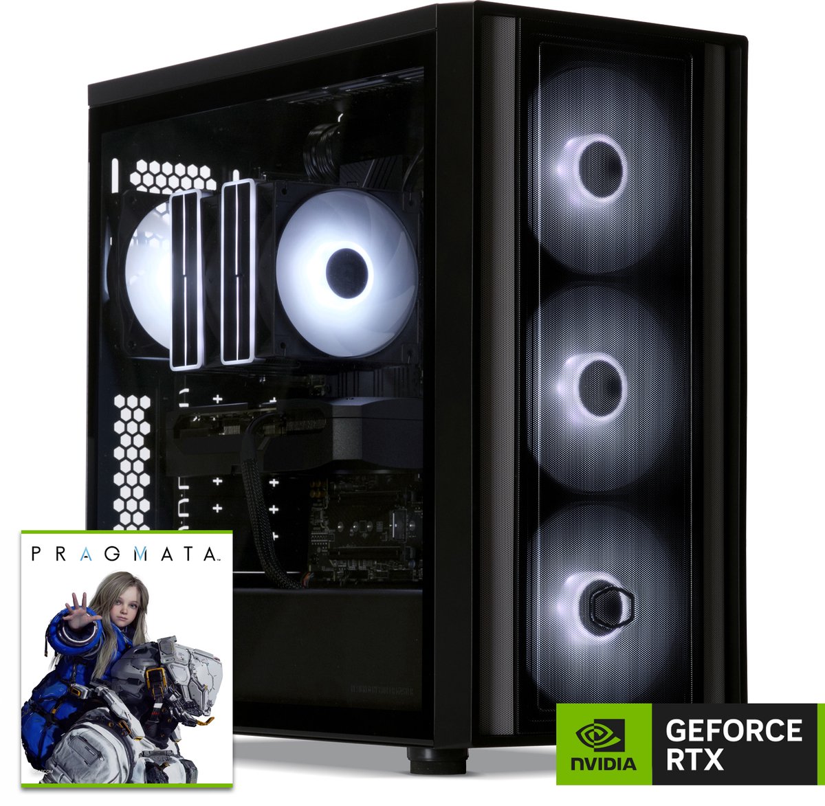 Sedatech Pro Gaming PC Premium ATX • Intel i7-12700KF 12x 3.6GHz • Geforce RTX5090 • 32Gb DDR5 • 2Tb SSD M.2 • WiFi • Bluetooth, USB C • Windows 11 • Desktop computer