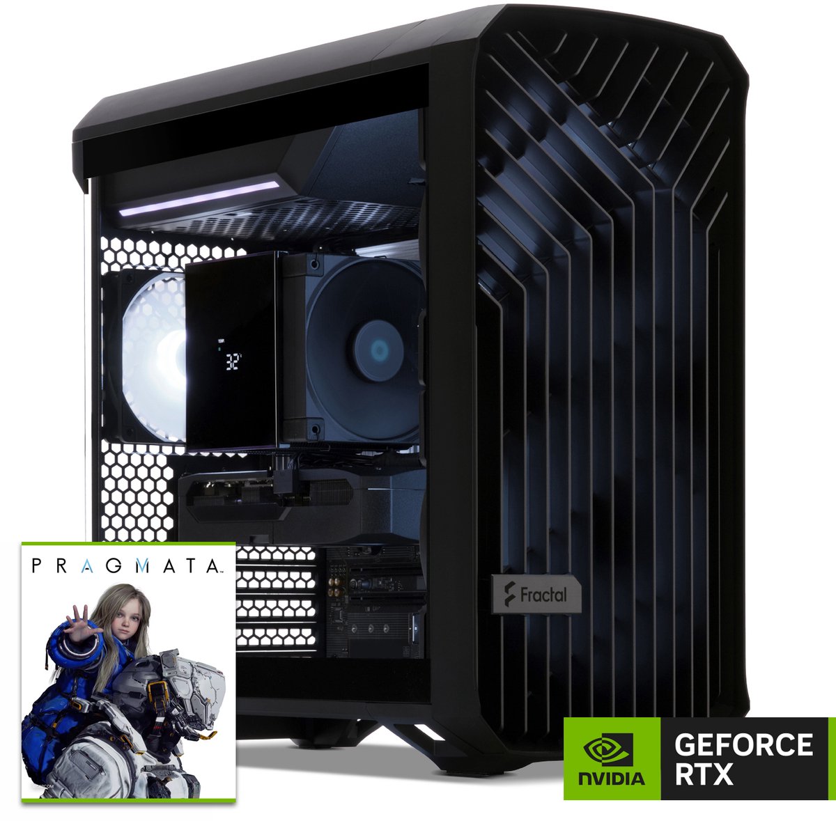 Sedatech Pro Gaming PC Compact ATX • Intel Core Ultra 9 285K 24x 3.7GHz • Geforce RTX5080 • 64Gb DDR5 • 2Tb SSD M.2 • WiFi • Bluetooth, USB C 4.0 • Windows 11 • Desktop computer