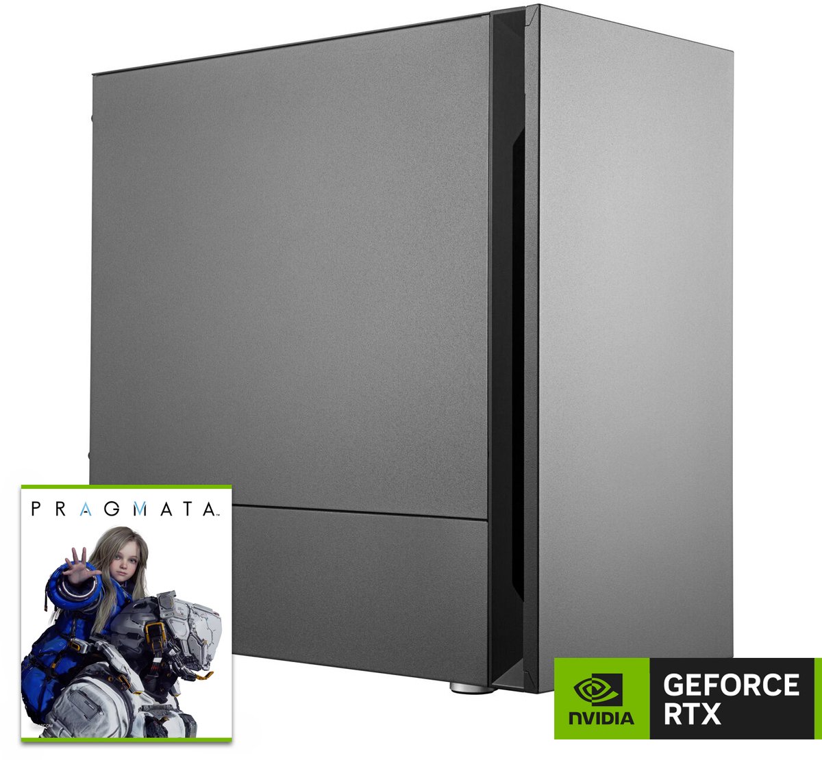 Sedatech Silent Gaming PC Core • Intel i5-12600KF 10x 3.7GHz • Geforce RTX5070 • 32Gb DDR5 • 2Tb SSD M.2 • WiFi • Bluetooth, USB C • CardReader • Windows 11 • Desktop computer