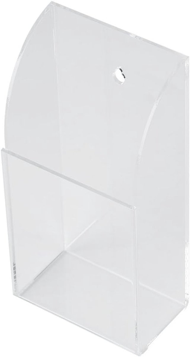 Transparante opbergdoos voor afstandsbedieningen, wandmontage, acryl, geschikt voor TV en airconditioning.
