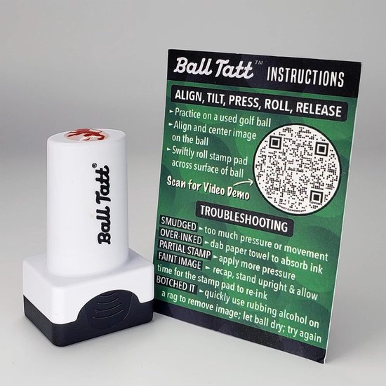 Golfbal Stempel - Golfbal Marker - Golfbal Identificatie - Zelfinktend Sneldrogend - 0.75 x 0.5 inch - Ongebreidelde Leeuw — afbeelding 2