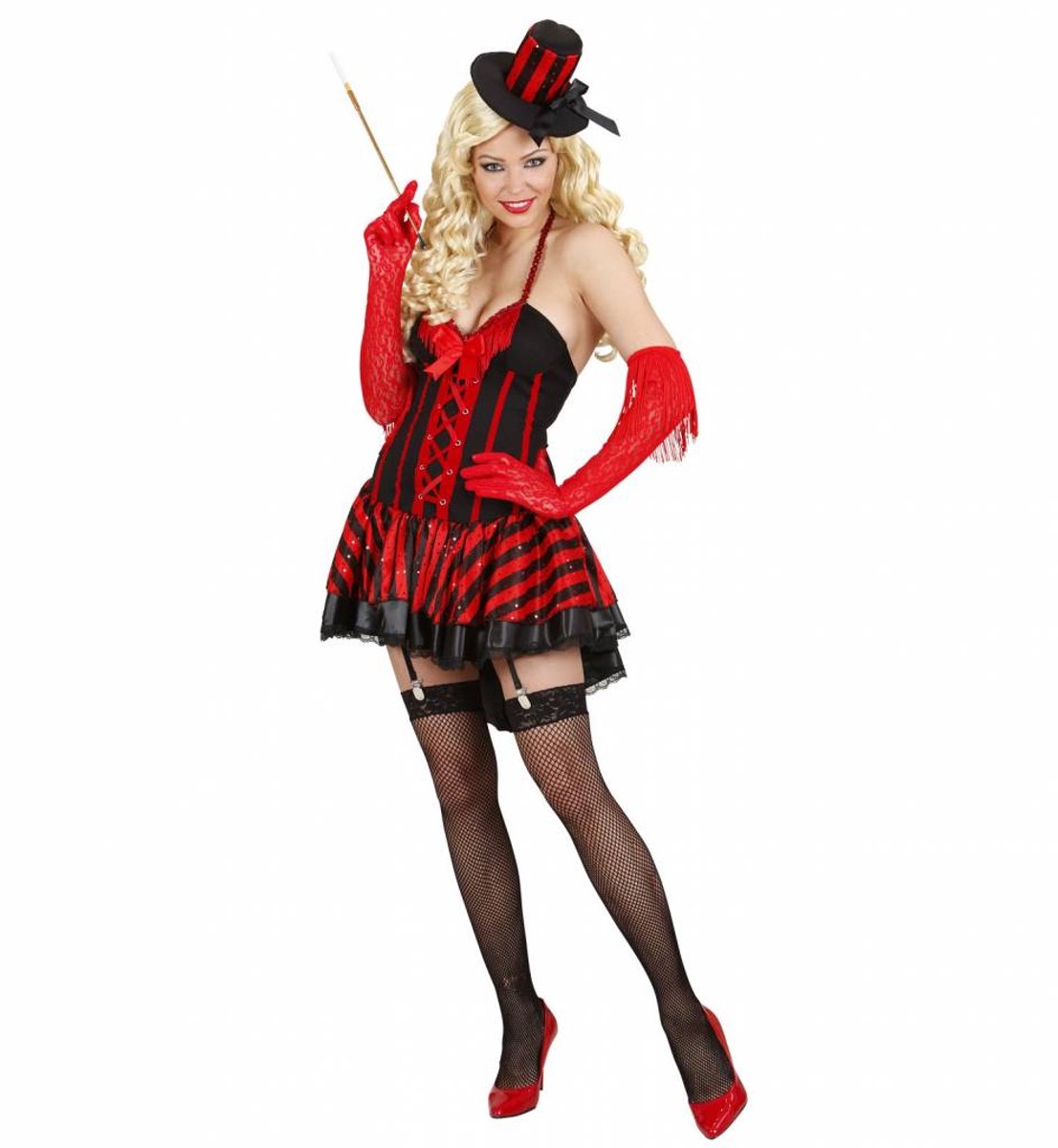 Burlesque meisje kostuum - Maat M