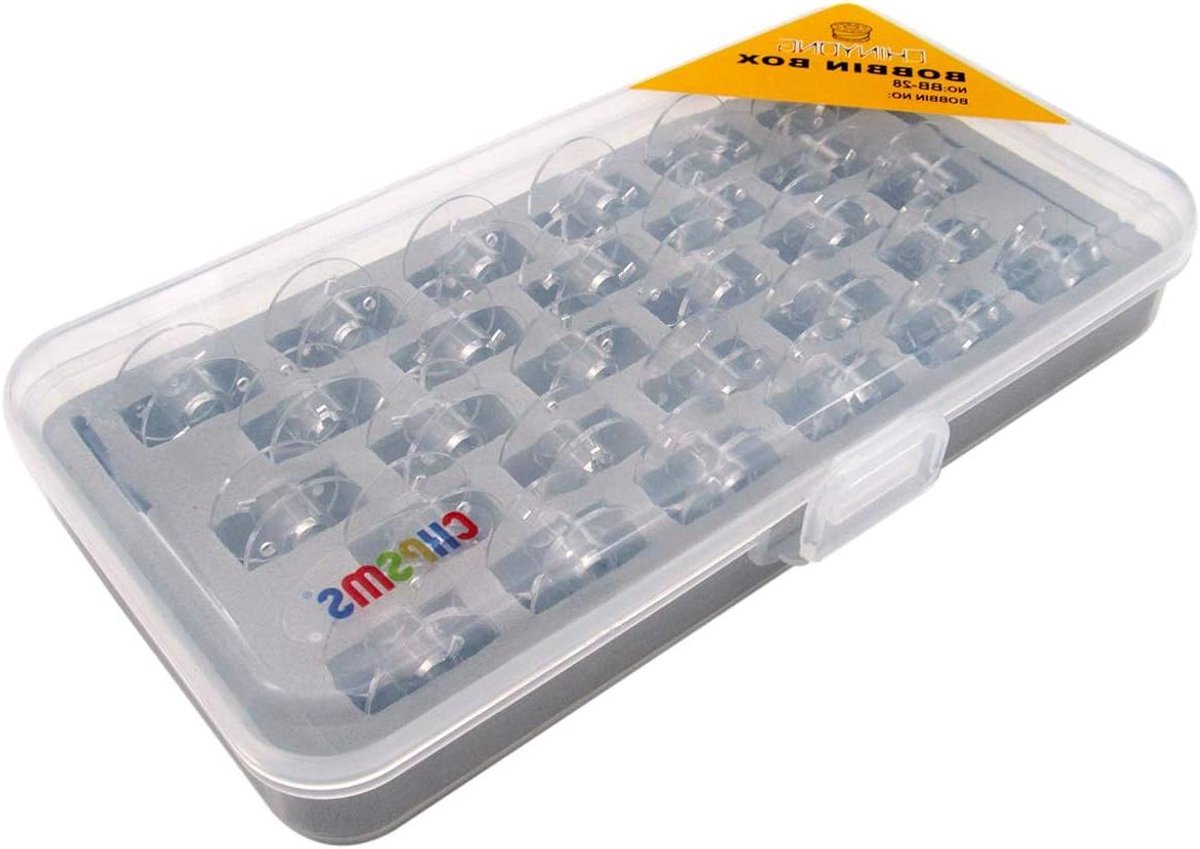 Plastic Spoelen - Naaimachine Spoelen - Naaien - Set van 28 - 205 cm - Transparant