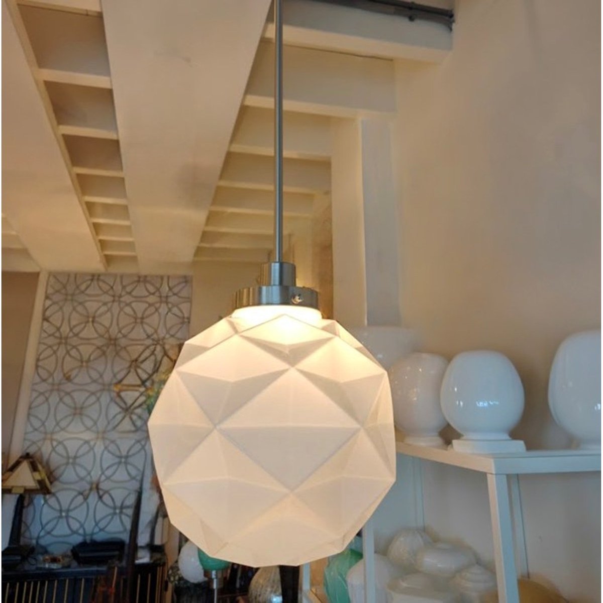 Coloured by Art Hanglamp Universum 20's Matnikkel - Art Deco Trade