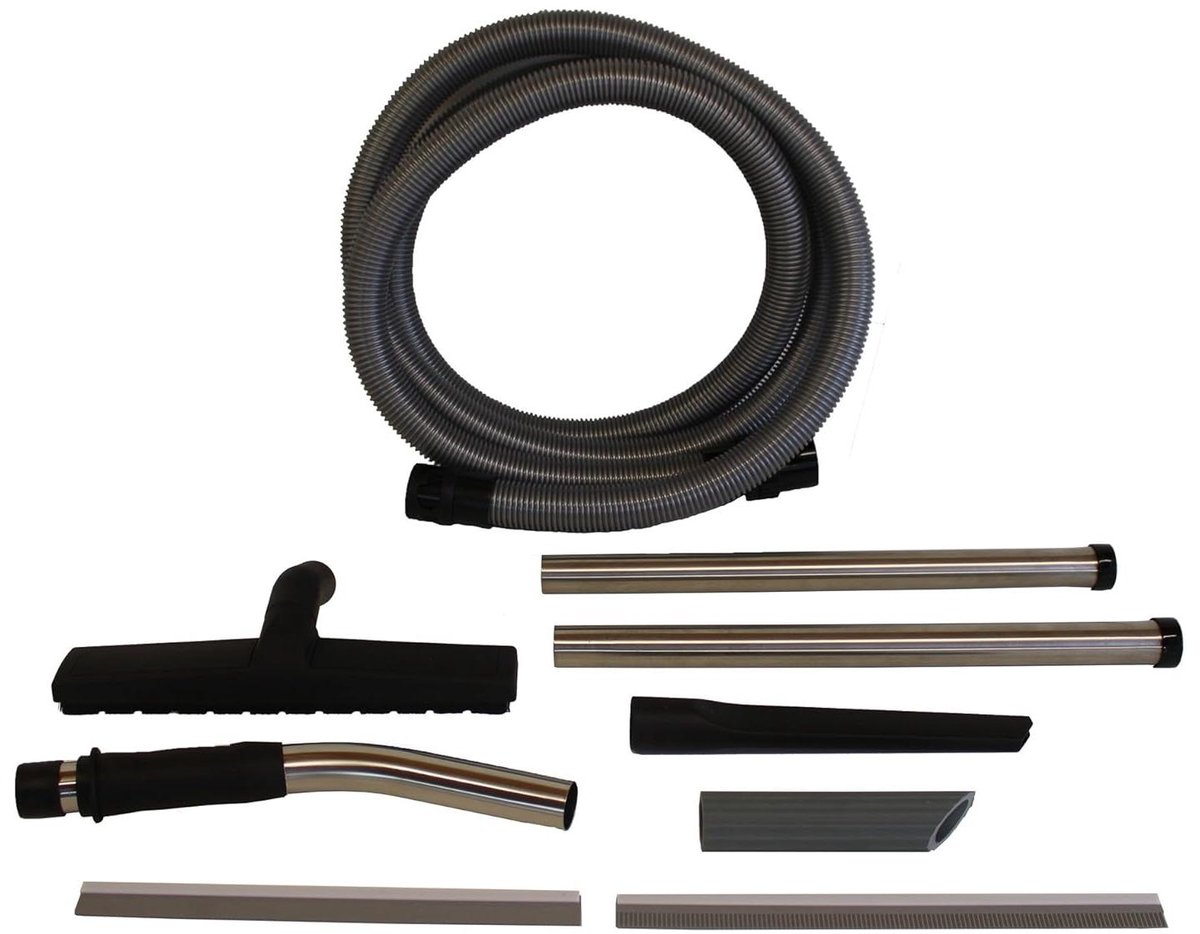 Werkplaatsset - Stofzuiger accessoires - Schoonmaken werkplaats - 6-delig met slang - 36 mm diameter - Advance