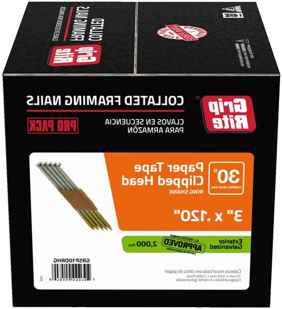 Spijker - Klapnagel - Klus Werk - Heet Ondergedompeld - 3 Inch - Gegalvaniseerd