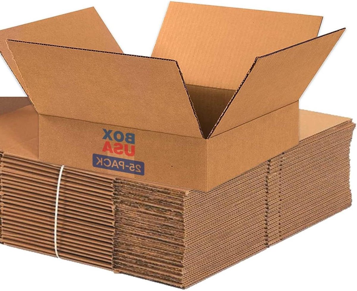 Kartonnen Dozen - Verhuisdozen Opbergdozen - Verzenden Verplaatsen - Sterk Golfkarton - 25 Stuks - Bruin