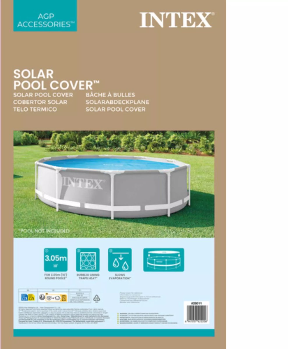 Intex Solar Zwembad Afdekzeil - Ø 305 cm Easy Set & Frame Zwembad — afbeelding 12