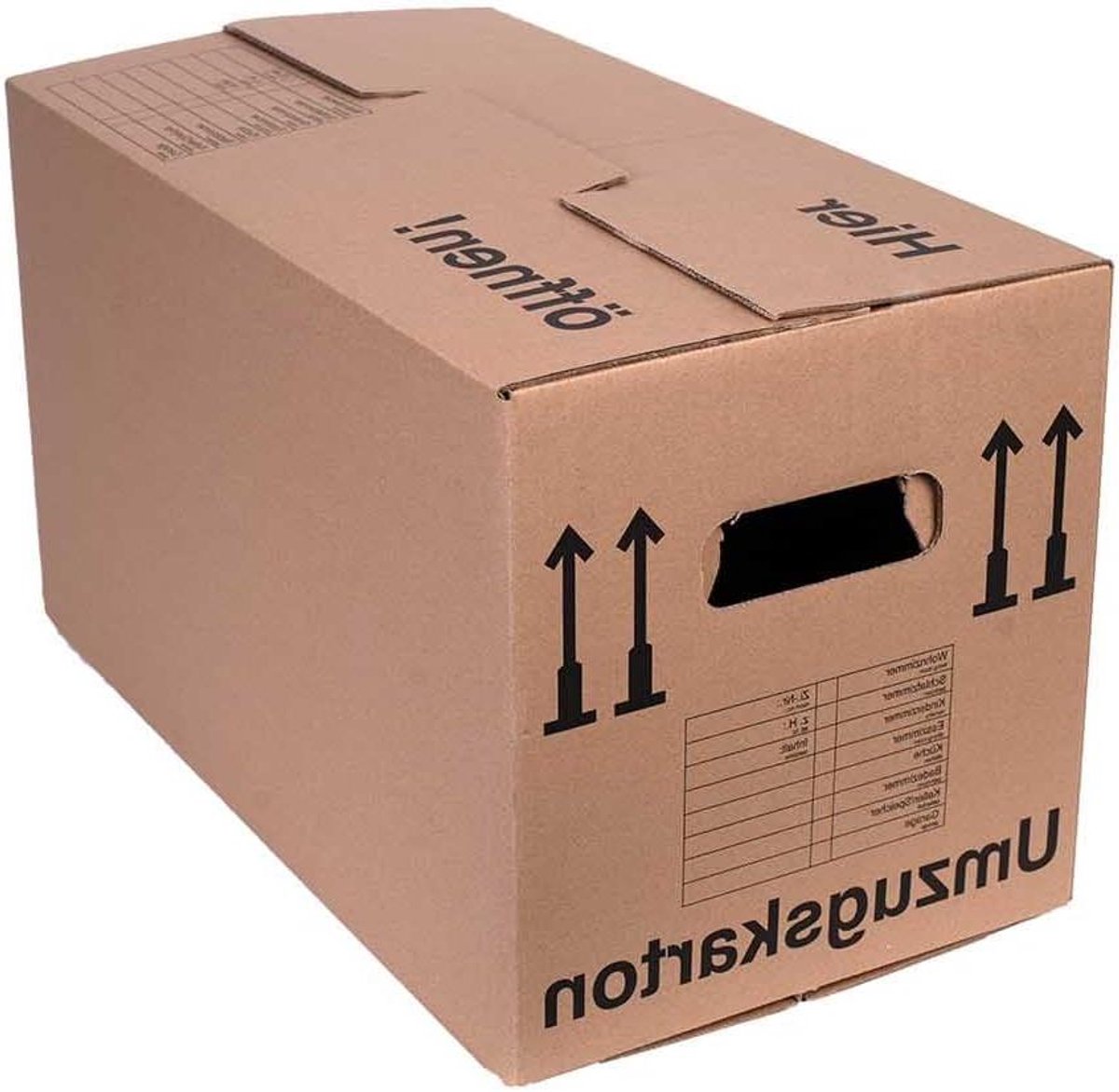 Verhuisdozen - Verhuisboxen Opslagdozen - Veilig Verhuizen Opslaan - Extra Stabiel 2-Golvend - 600 x 328 x 340 mm - Bruin