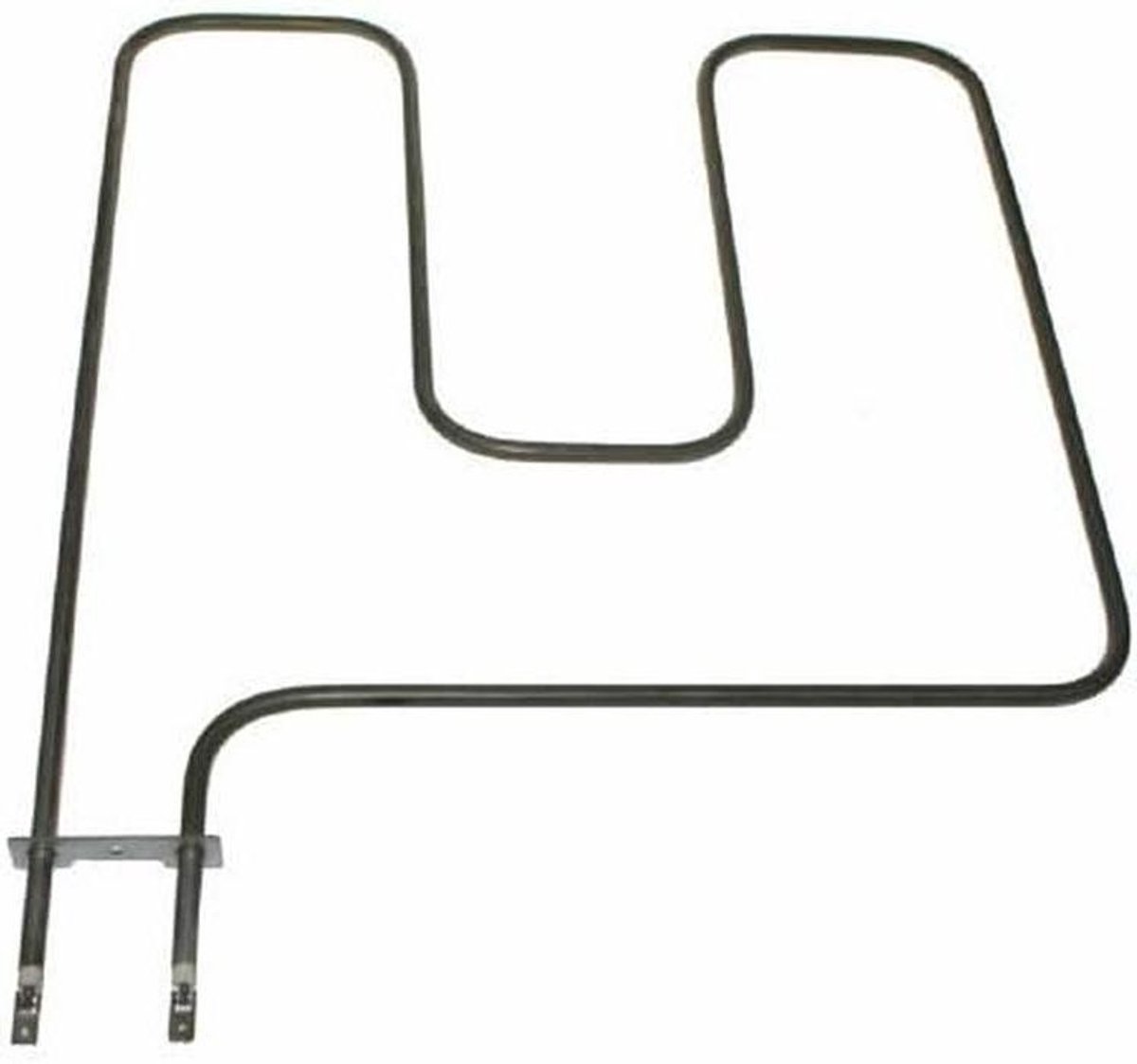 Basis Grill Element - Ovenonderdeel - Oven Reparatie - 1200 Watt Vermogen - 345x310mm - Zilver