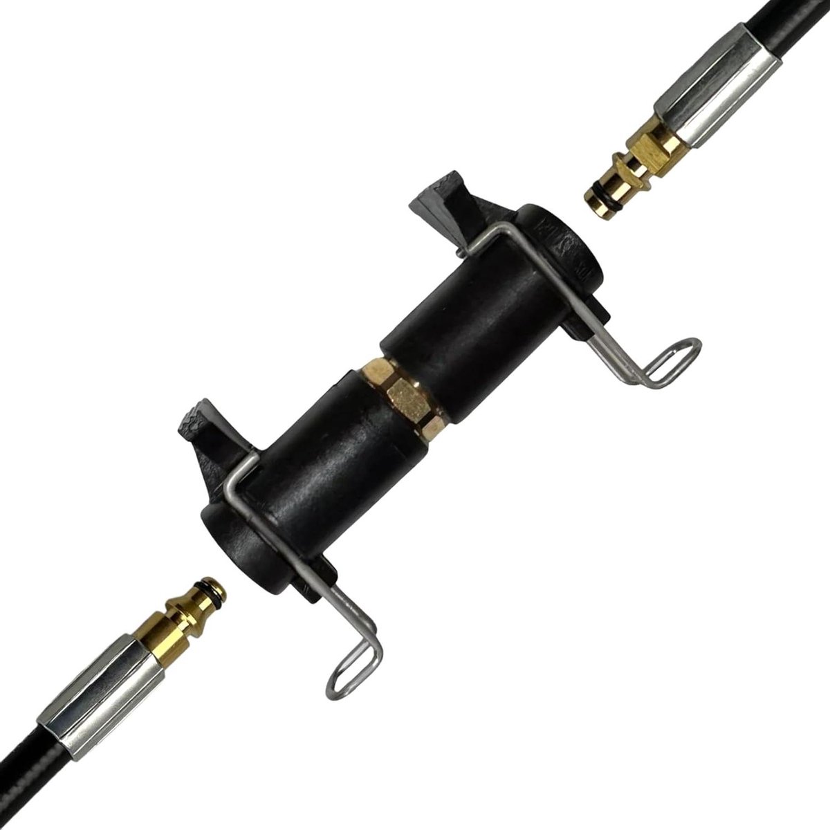 Slangverbinder Adapter - Hogedrukkoppeling Snelkoppeling - Reinigingswerkzaamheden Uitvoeren - Hoge Compatibiliteit Messing - 160 Bar - Zwart