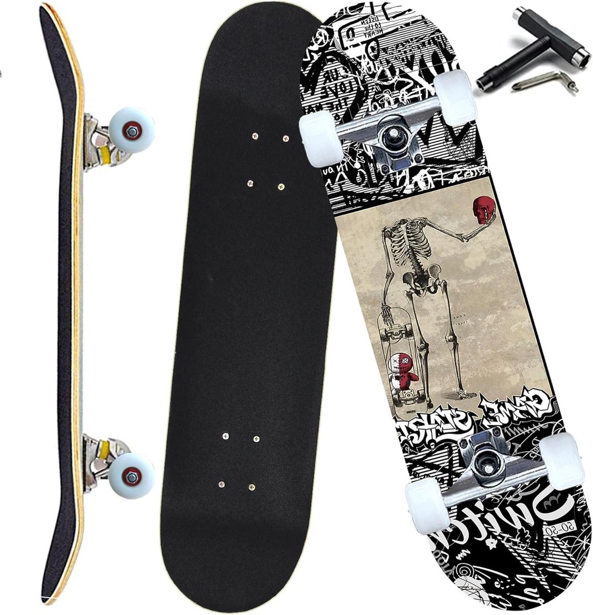 Skateboard Skate board Vervoer en Tricks 7 Lagen Canadees Esdoorn 787 cm x 203 cm Terreur