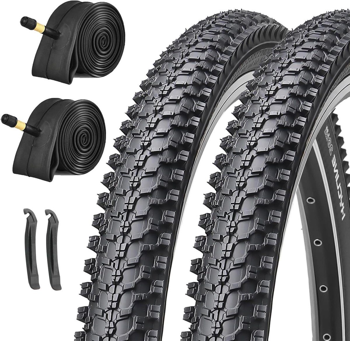 Fietsbanden Set - Banden Binnenbanden - Off-road Fietsen - Lekbestendig Slijtvast - 26x1.95 Inch - Zwart