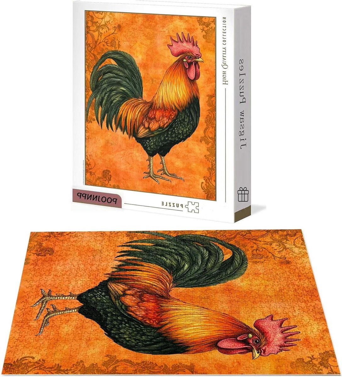 Houten Puzzel - Legpuzzel Volwassenen - Ontspanning en Denken - Met Lettermarkering - 1000 Stukjes - Multicolor