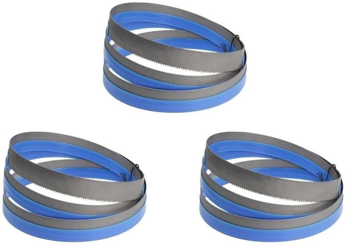 Bandzaagbladen - Zagen snijden - Hout kunststof zagen - SK5 verenstaal - 2240mm 6 TPI - Blauw
