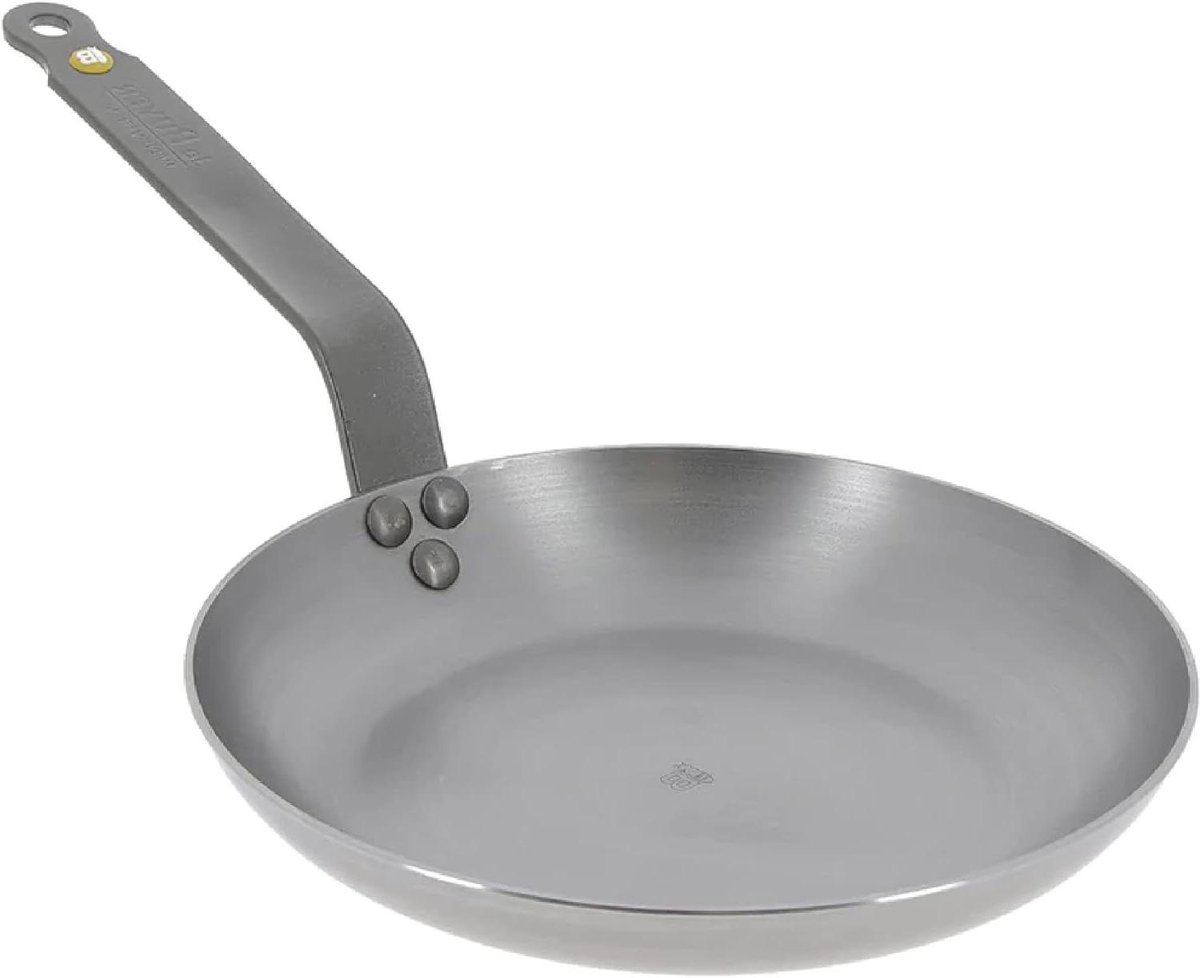 Roestvrijstalen Pan - Koekenpan - Koken en Bakken - Professionele Kwaliteit - 32 cm Doorsnede - Zilver