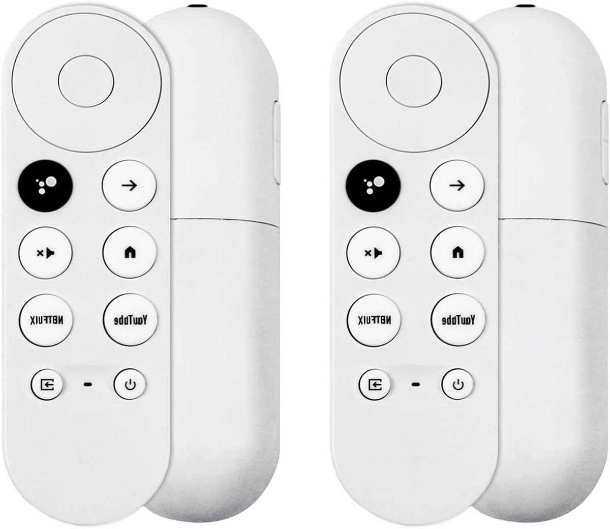 Vervangende Afstandsbediening - Streamer Controller - TV Kijken - Spraakgestuurd Zoeken - 10 Meter Bereik - Wit