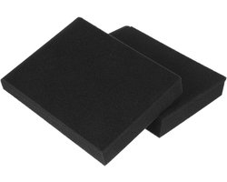 ERINGOGO 2 Stuks Hoge Dichtheid Speaker Isolatie Pads Schuimkussen voor Geluidsabsorptie Trillingsdemping Geschikt voor Kleine Luidsprekers Studio Monitoren Eenvoudig Te Installeren