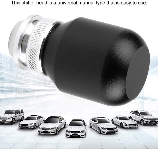Ronde Versnellingspook - Schakelknop Auto - Auto Interieur Upgraden - Universele Montage - 10 cm Diep - Zwart — afbeelding 3