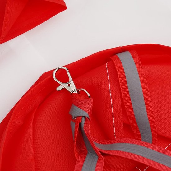 Windzak Polyester - Windmeter Windzak - Windmeting Buiten - Ripstop Materiaal - 60 cm - Rood Wit — afbeelding 3